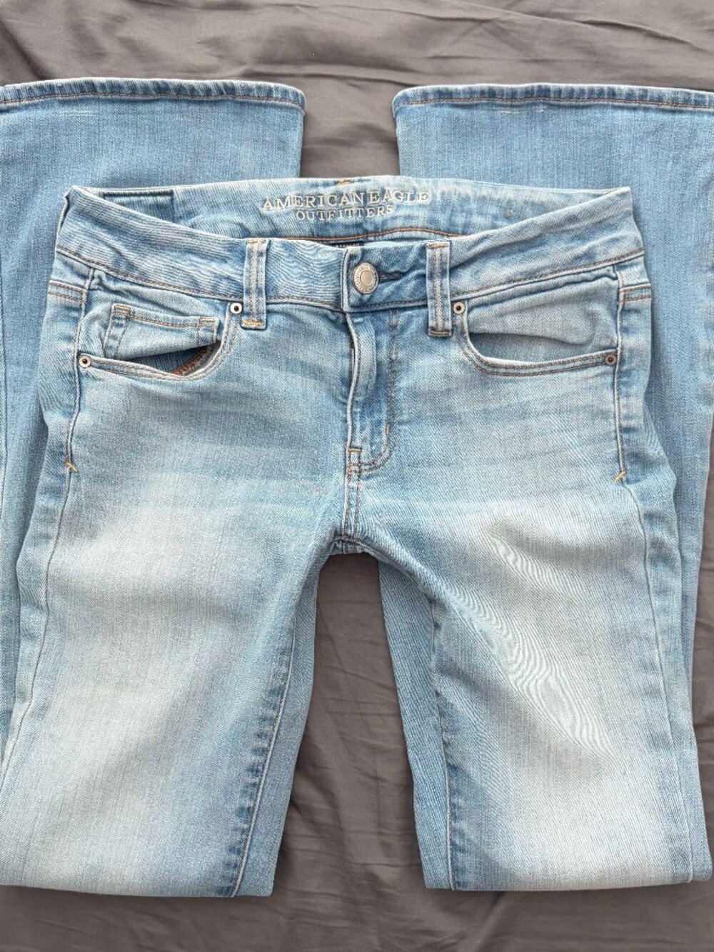 american eagle boho flare stretch denim jean - 4